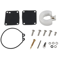 photo carburetor rebuild kit for yamaha 3 6 8 hp 6g1-14301-01 jlm marine with gaskets screws jets needle valve and o-rings