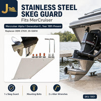 Skeg Guard for MerCruiser Alpha One Gen II 1991+ (Replaces 27031)