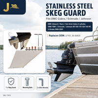 Skeg Guard for OMC Cobra 4Cyl & Johnson 90-140HP (Replaces 27101)