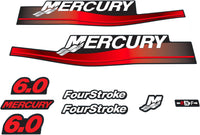 Mercury 6 HP Outboards Motor Top Cowl Cove Decal Sticker Set 808522A00, 808522A96, 808522A94, 804769A00, 37 - 808522A96, 37 - 808522A94 - JLM Marine - JLM Marine Boat Parts Limited