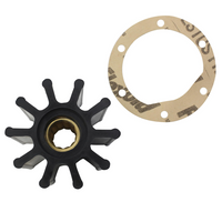 JMP Marine Flexible Impeller Kit – Fits Jabsco, Detroit Diesel, Volvo Penta, Yanmar (Replaces 17937-0001, 17937-0001P)