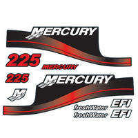 Mercury Outboard Decals 225HP EFI – Fits Mercury Marine 225HP (Front & Rear Set)