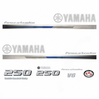 Yamaha 250hp 4-Stroke Outboard Engine Reproduction Decals Sticker Set Marine – Fits Yamaha F250H/FL250H V6 3.4L