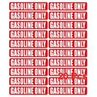 Mixed Fuel Only Stickers – Weatherproof Decals for Fuel Tanks (20 Pcs, Red & Yellow)