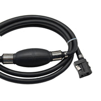 photo of jlm marine 6y1-24306-55 fuel line for yamaha 4-350 hp with primer bulb and quick-disconnect fitting