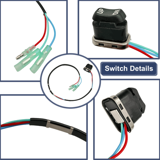 Trim & Tilt Switch Assembly – Fits Yamaha Outboard Motors (Replaces 703 - 82563 - 02 - 00, 703 - 82563 - 01 - 00) - JLM Marine Boat Parts Limited