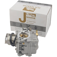 photo jlm marine carburetor silver metal intake brass fitting black hose white plastic component for yamaha 20-25 hp engines