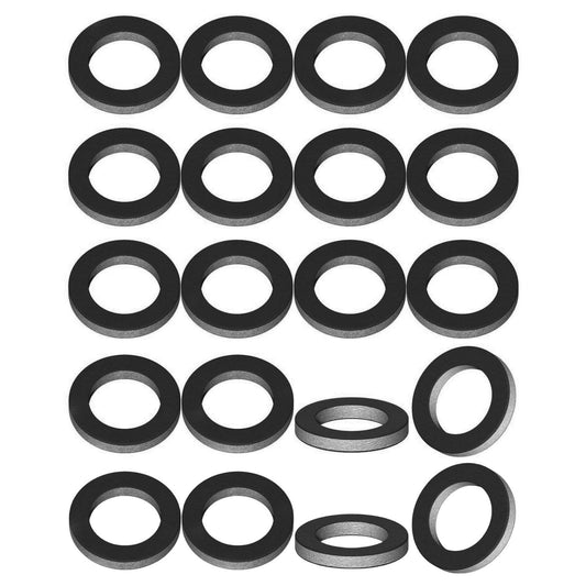 drain screw gasket for mercury mercruiser and johnson evinrude lower unit 12-19184 jlm marine black rubber washer