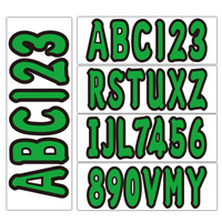 Boat Registration Numbers & Letters – Waterproof Marine Vinyl Decals for Boat/PWC