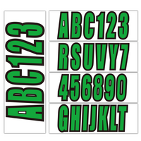 Boat Registration Numbers and Letters Stickers – Custom 3" Decals for Boats & PWC