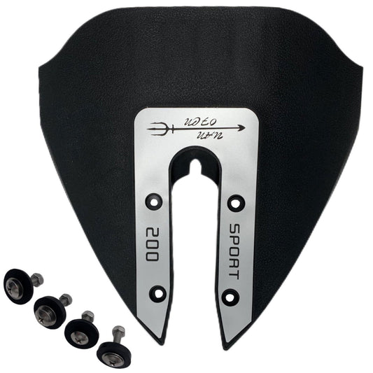 hydrofoil stabilizer kit JLM Marine black triangular shape with mounting hardware