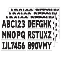 3" Alpha-Numeric Registration Identification Numbers Stickers – Fits Boats, Cars, Mailboxes (Replaces JLM MARINE 883BK)