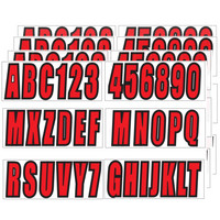 JLM MARINE Self-Adhesive Vinyl Letters & Numbers – Fits Boats, Mailboxes & Signs (3-Inch Black)