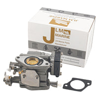 carburetor for tohatsu nissan 9.9hp 15hp 18hp 3g2-03100-0 18-7848 silver metal with brass accents and black plastic components