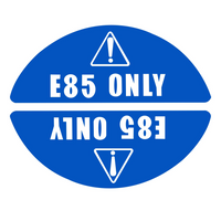 E85 Only Fuel Cap Stickers – Fits Multiple Vehicle Types (Replaces OEM Gas Cap Labels)