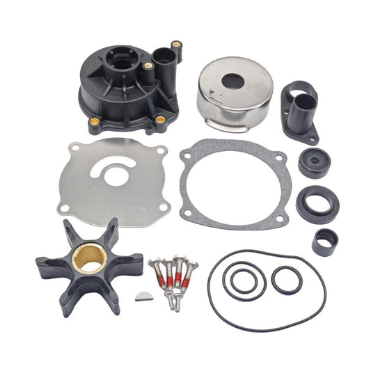 Water Pump Impeller Kit with Housing – Fits Johnson/Evinrude V4 & V6 Outboards (Replaces 395073, 388644, 389158, 777813) - JLM Marine Boat Parts Limited