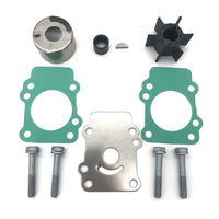 photo of JLM Marine water pump impeller kit for yamaha 9.9-15 hp 682-w0078-00-a1-a2-a3-84118m including black star impeller, silver housing, gasket and bolts