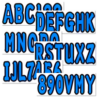 Marine Registration Decal Kit – Boat & PWC Alphanumeric Stickers (3-Inch)