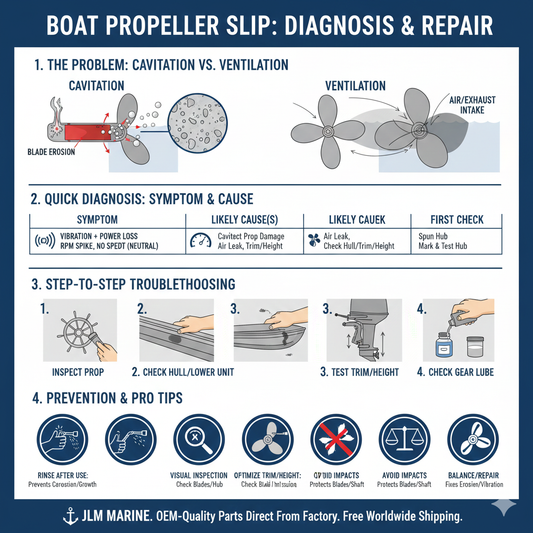 Cavitation vs Ventilation: Why Your Prop Isn’t Gripping Water