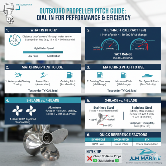Comparing Propeller Pitches: Finding the Best Pitch for Your Boat