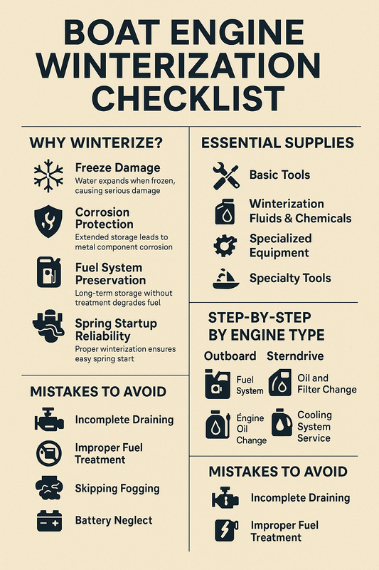Complete Boat Engine Winterization Guide: Step-by-Step Instructions - JLM MARINE