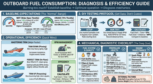 Diagnosing Poor Fuel Economy in Your Outboard Engine