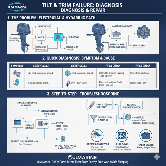 Diagnosing Tilt and Trim Malfunctions on Outboards
