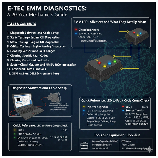 Evinrude E-TEC Engine Codes: Understanding Fault Indicators