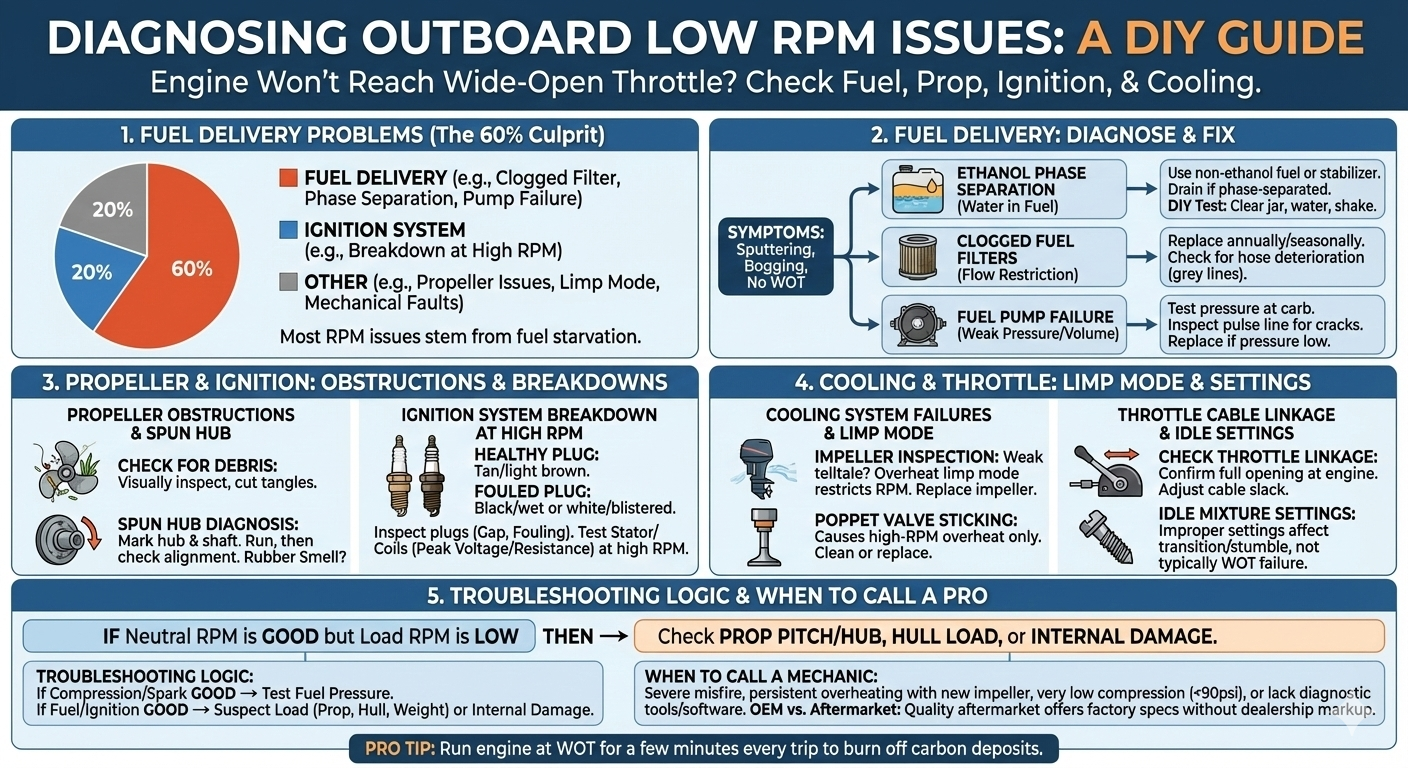 Why Won’t My Outboard Reach Full RPM? – JLM Marine Boat Parts Limited