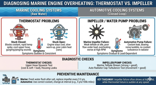 Impeller Failure vs Thermostat Failure: Diagnosing Overheating