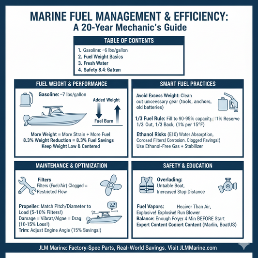 Lightening the Load: How Boat Weight Affects Fuel Use