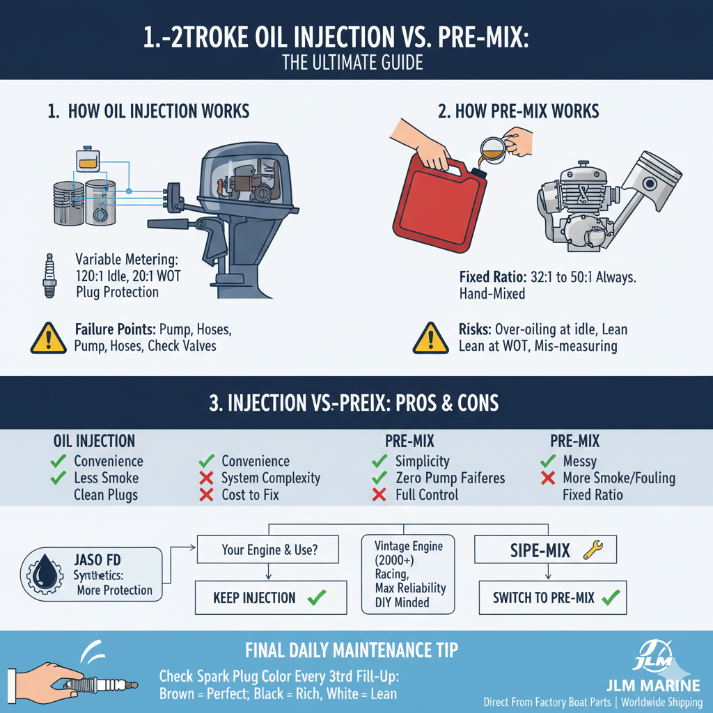 Pre Injection Information Oil Injection vs. Pre-Mix: 2-Stroke Fueling Methods Compared – JLM ...