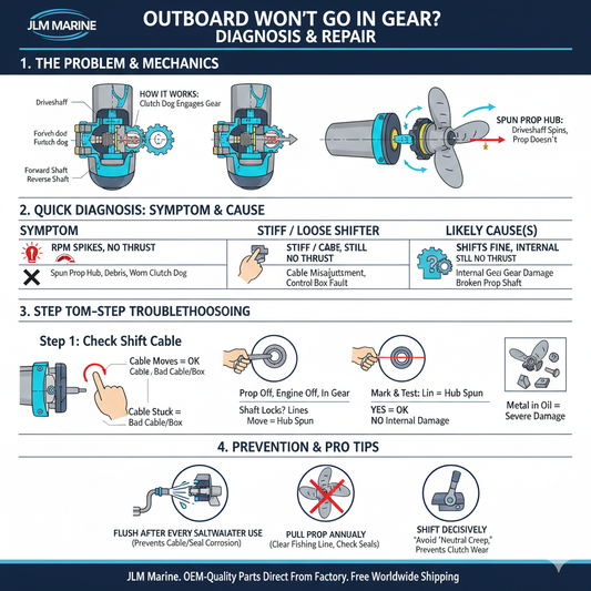 Outboard Goes Into Gear But Won’t Move? Troubleshooting Tips