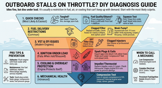 Outboard Runs Fine at Idle, Dies on Throttle: What to Check
