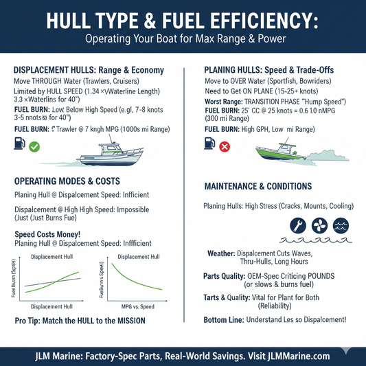 Planing vs. Displacement: Running Your Boat Efficiently