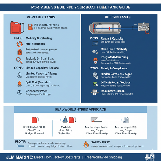 Portable Fuel Tank vs. Built-in Tank: Pros and Cons