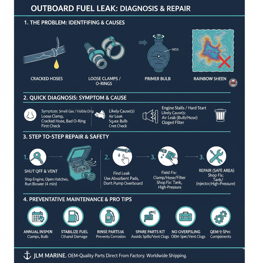 Spotting Outboard Fuel Leaks and Fixing Them Safely
