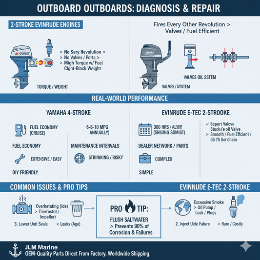 Yamaha 4-Stroke vs. Evinrude 2-Stroke: Performance & Maintenance