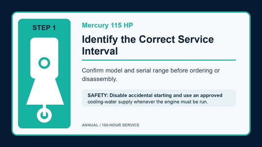 How to Complete a 100-Hour Service on a Mercury 115 HP