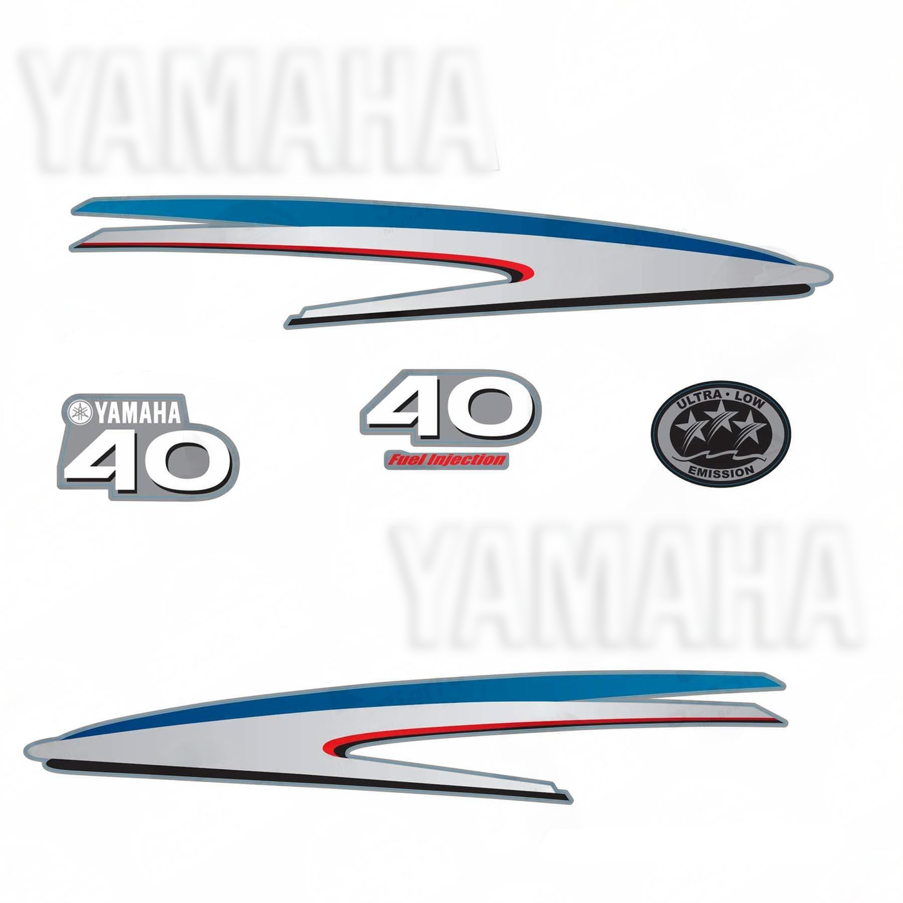 Yamaha 40 PK 1984 Sticker Set