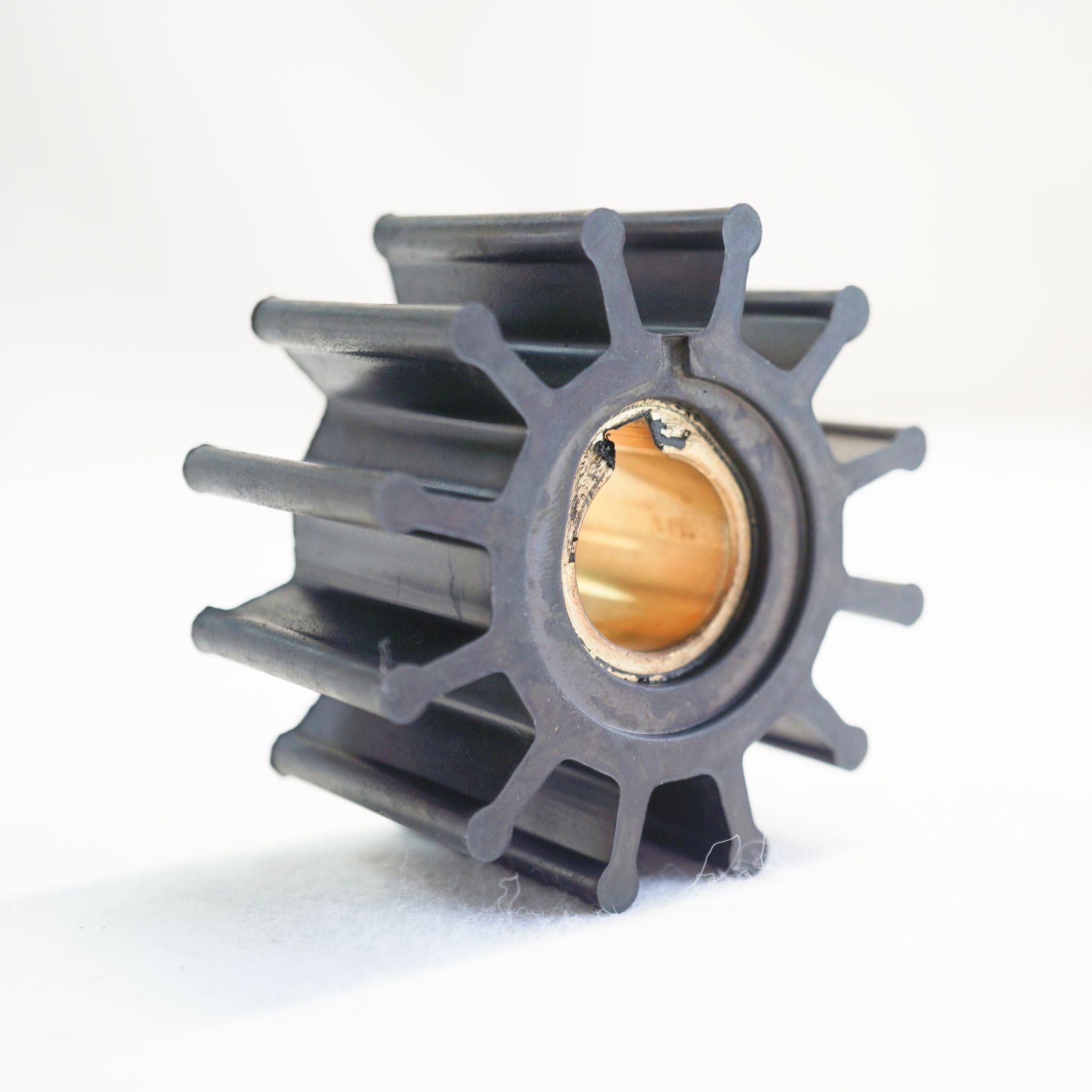 Flexible Rubber Water Pump Impeller 4568-0001 – 12 Blade Neoprene 57 mm Key Drive – Fits Johnson 09-801B