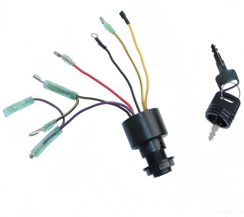 Ignition Switch – Fits Mercury Mariner Outboard Motors (Replaces 87-17009A5, 87-17009A2)