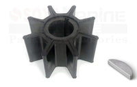 334-65021-0 Water Pump Impeller for Tohatsu Nissan M9.9 M12 M15 M18 MFS9.9 MFS15 MFS18 MFS20 NS9.9 NS15 NS18 NSF9.9 NSF15 NSF18 NSF20 | JLM Marine