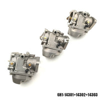 6H1-14301/14302/14303 Carburetor Assy Set for Yamaha 90HP Outboard | JLM Marine