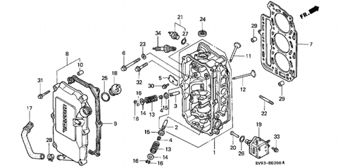 Fuel Pump for Honda BF 25-90 HP   16700-ZV5-003