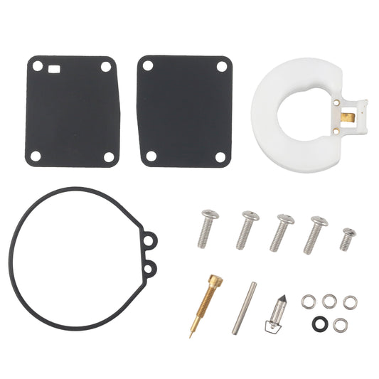 Carburetor Rebuild Kit for Yamaha 3HP, 4/5HP 2-Stroke, 6/8HP Models (6G1-W0093-00-00) - JLM MARINE