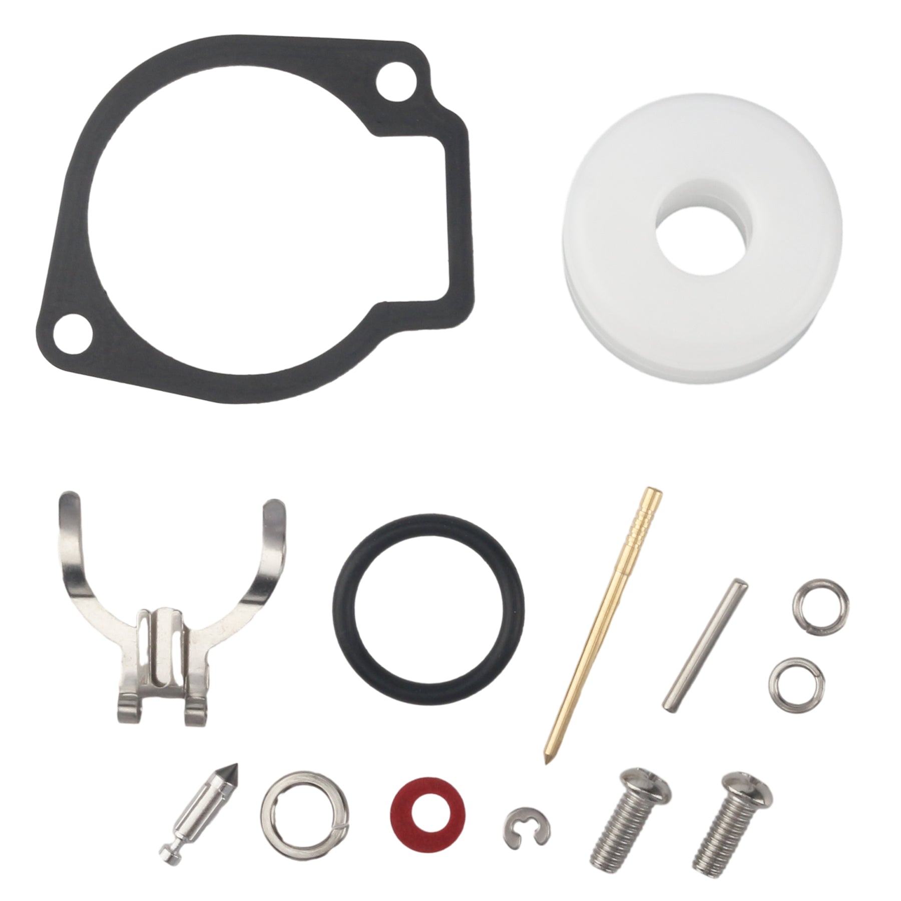 Carburetor Rebuild Kit for Mercury Mariner Nissan 2.5HP, 3.5HP; Tohatsu 2.5HP, 3.5HP 2-Stroke Models (3F0-87122-1) - JLM MARINE
