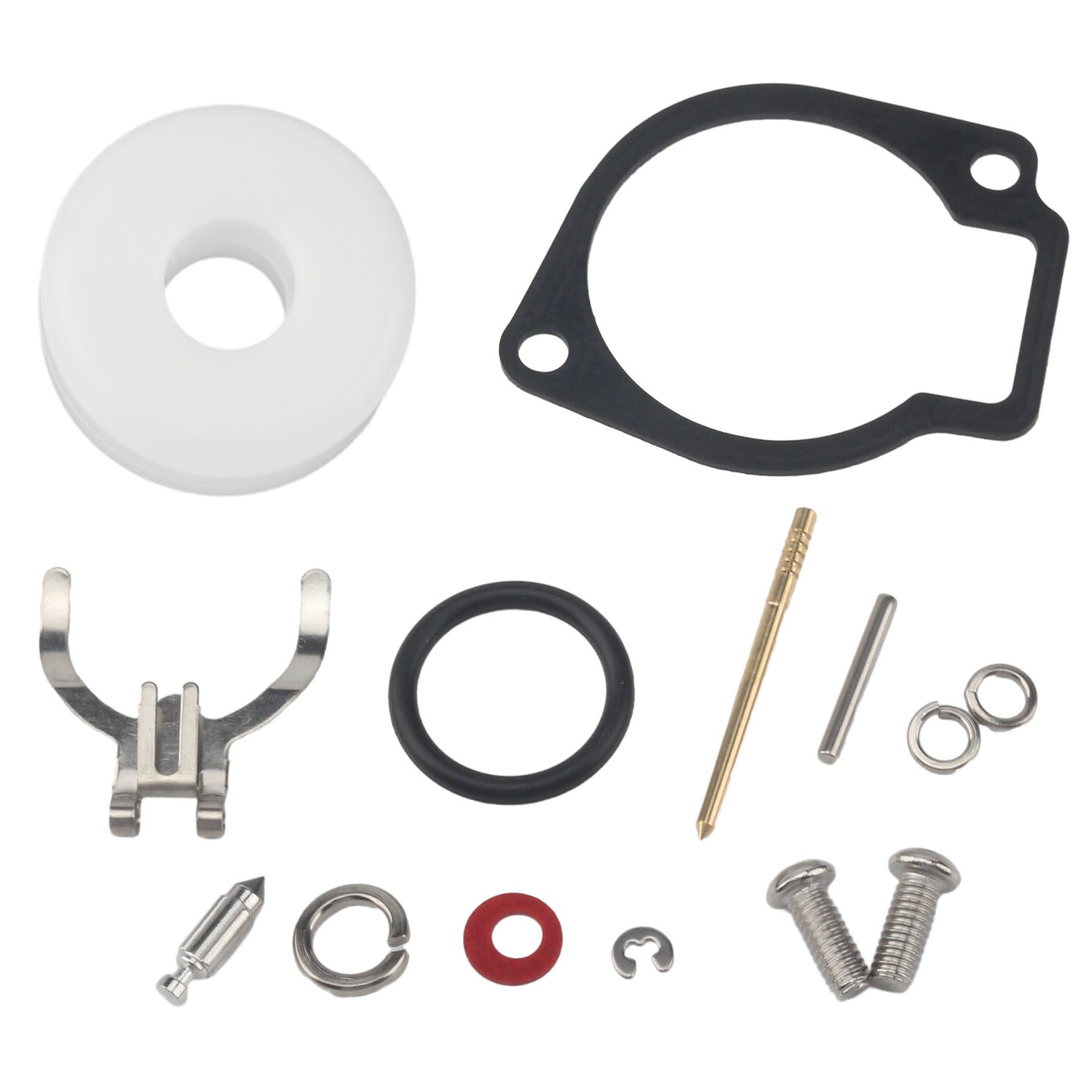 Carburetor Rebuild Kit for Mercury Mariner Nissan 2.5HP, 3.5HP; Tohatsu 2.5HP, 3.5HP 2-Stroke Models (3F0-87122-1) - JLM MARINE