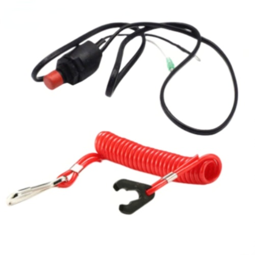 Kill Stop Switch & Safety Lanyard – Fits Yamaha 2-Stroke 6-40 HP (Replaces 6E9-82575-02-00)