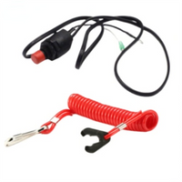 Kill Stop Switch & Safety Lanyard – Fits Yamaha 2-Stroke 6-40 HP (Replaces 6E9-82575-02-00)